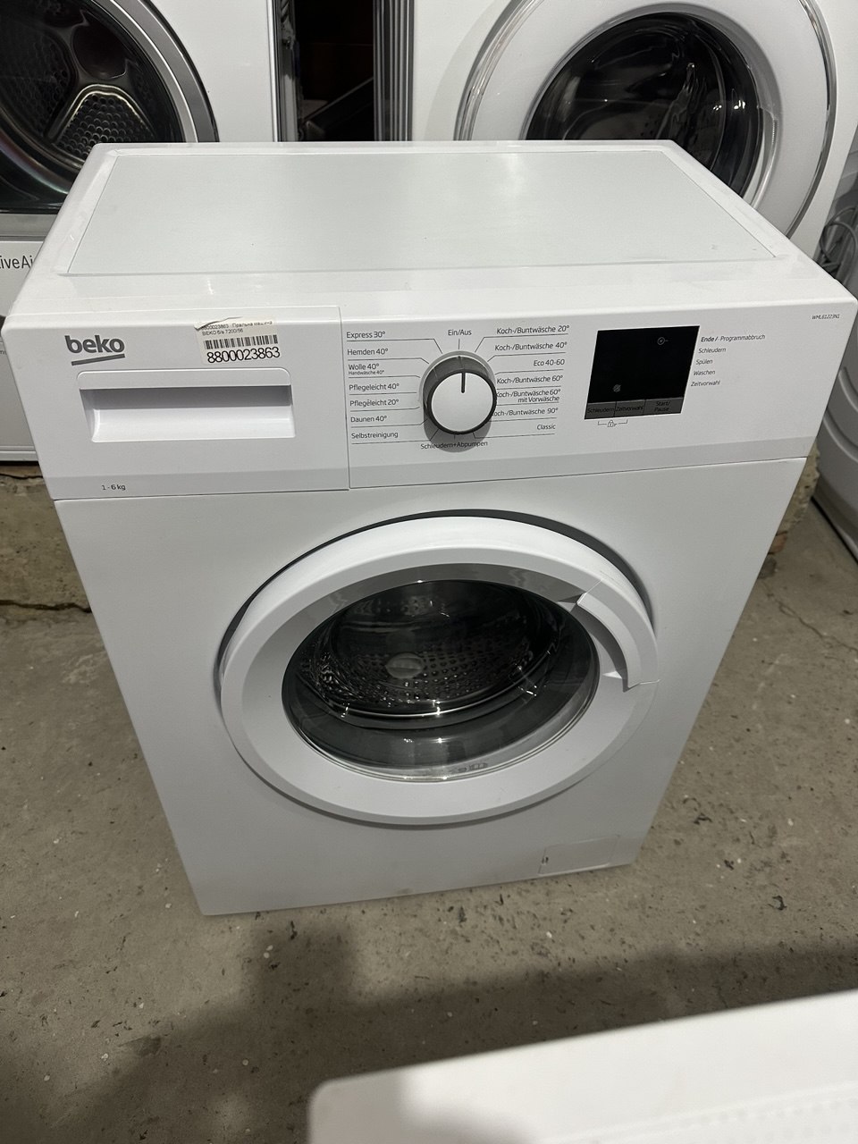 Пральна машина Beko 6 кг завантаження.Вузька.